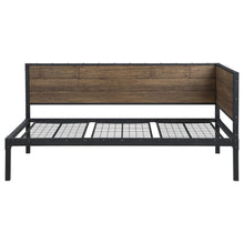 Getler - Metal Twin Daybed - Weathered Chestnut