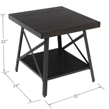 Chandler - End Table - Espresso Brown