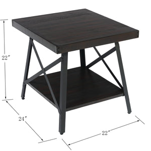 Chandler - End Table - Espresso Brown