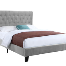 Amelia - Full Upholstered Bed - Light Gray