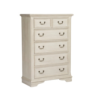 Bayside - 5 Drawer Chest - White