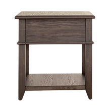 Mill Creek - Drawer End Table - Dark Brown