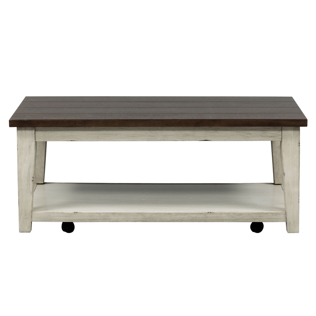 Arden Road - Rectangular Cocktail Table - Satin Cherry