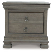 Lexorne - Gray - Three Drawer Night Stand