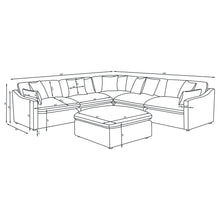 Hobson - Upholstered Modular Sectional Sofa