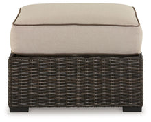 Coastline Bay - Brown - Ottoman With Cushion