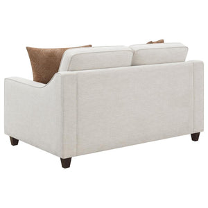 Christine - Upholstered Sloped Arm Sofa Set