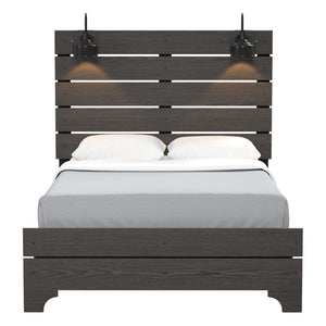 Thompson - Full Bed - Stone Brown