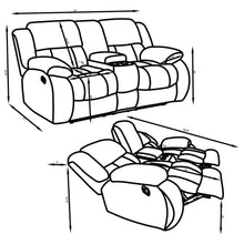 Weissman - Upholstered Reclining Sofa Set