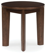 Korestone 2 - Dark Brown - Round End Table