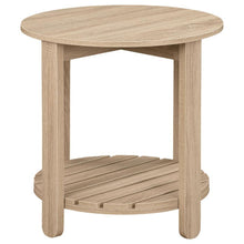 Fowler - 1 Shelf Round Engineered Wood Table