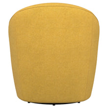 Leon - Upholstered Barrel Accent Swivel Chair