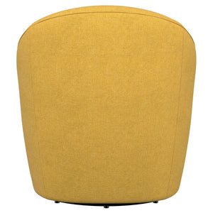 Leon - Upholstered Barrel Accent Swivel Chair