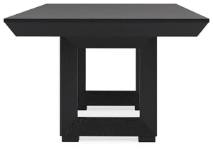 Londer - Black - Rectangular Dining Room Ext Table