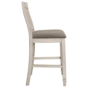 Sarasota - Wood Counter Chair (Set of 2) - Rustic Cream