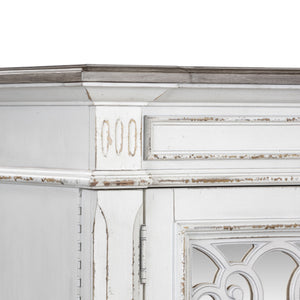 Abbey Park - Mirrored Door Chest - White