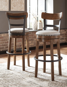 STORE SPECIAL - Valebeck 30" Upholstered Swivel Barstool