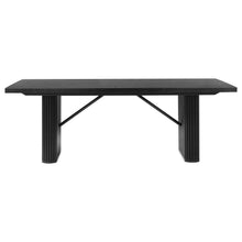 Catherine - Rectangular Wood Dining Table - Black