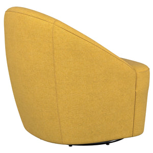 Leon - Upholstered Barrel Accent Swivel Chair