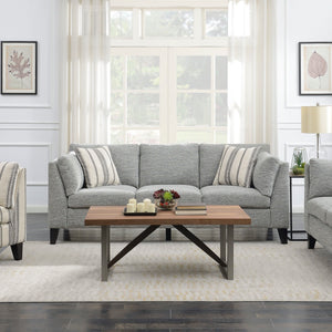 Elsbury - Accent Chair - Gray Stripe