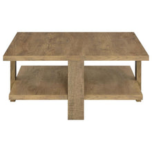 Dawn - Square Engineered Wood Coffee Table - Mango Brown