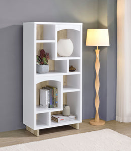 Dalton - 6 Shelf Bookcase - Distressed White