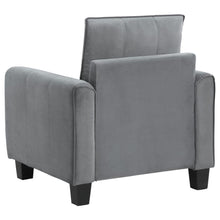 Davis - Upholstered Rolled Arm Accent Chair - Gray