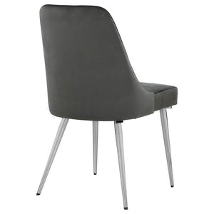 Cabianca - Upholstered Dining Side Chair (Set of 2) - Gray