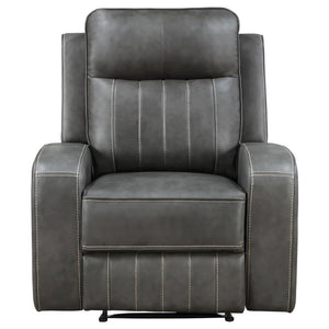 Raelynn - Upholstered Track Arm Recliner