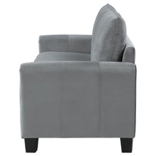 Davis - Upholstered Rolled Arm Sofa - Gray