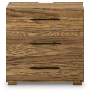 Dakmore - Brown - Three Drawer Night Stand