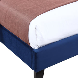 Amelia - Upholstered California King Bed - Navy