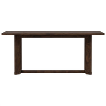 Ronan - Trestle Dining Table - Rich Brown