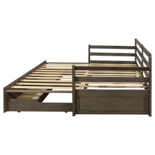 Sorrento - 2-Drawer Twin Long Daybed With Extension Trundle - Gray