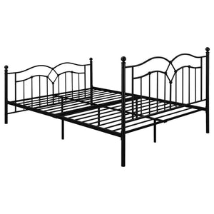 Klossen - Metal Queen Open Frame Bed - Black