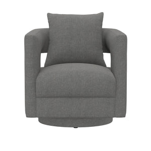 Jude - Swivel Chair - Flint Gray