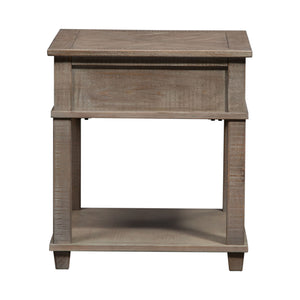 Parkland Falls - Rectangular End Table - Light Brown