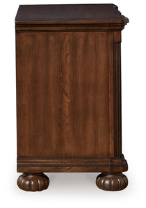 Lavinton - Brown - Three Drawer Night Stand