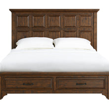 Vista Canyon - King Storage Bed - Burnt Umber