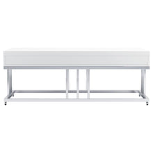 Dalya - 2-Drawer Rectangular Coffee Table - White High Gloss