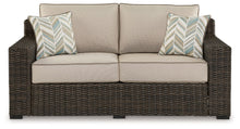 Coastline Bay - Brown - Loveseat W/Cushion