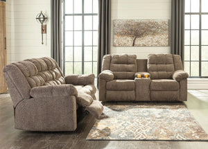 Workhorse - Cocoa - 2 Pc. - Reclining Sofa, Loveseat