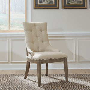 Americana Farmhouse - Upholstered Shelter Side Chair