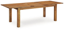 Dressonni - Brown - Rectangular Dining Room Butterfly Extension Table