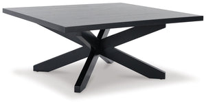 Joshyard - Black - Square Cocktail Table