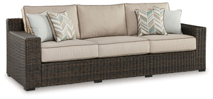 Coastline Bay - Brown - Sofa With Cushion