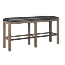 Benton - 60" Bar Height Bench - Brown / Dark