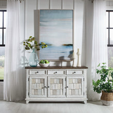 River Place - Accent Server - White