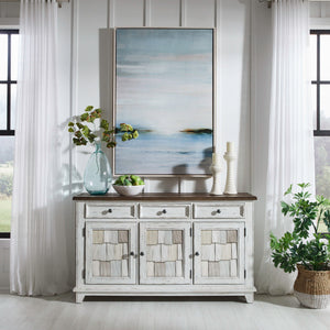 River Place - Accent Server - White