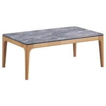 Polaris - Rectangular Smart Top Coffee Table - Gray And Light Oak